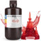 ELEGOO ABS-Like Resin 3.0 Plus, 3D Drucker Resin 405nm Rapid UV-härtendes Photopolymer Harz, Hohe Präzision für LCD 3D Drucker Klarrot 1kg