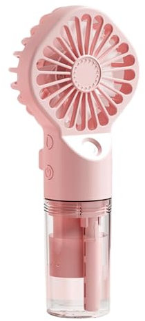 Ventilador personal de nebulizador de agua – Ventilador personal portátil, ventilador manual de pulverización de agua | Ventilador enfriador portátil recargable, pequeños ventiladores refrigerados