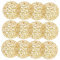CORHAD Ensemble De Décorations Du Ramadan 12 Pièces Plateau À Gâteaux De L'aïd Assiette De Service En Plastique Style Moyen-oriental Multifonctionnel Pour Collations Fruits Secs