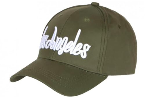 Nyls Creation Gorra Los Ángeles Verde Clase y Vintage de Algodón Béisbol - Tamaño: Talla única - Color: Verde - Hombre, verde, Talla única