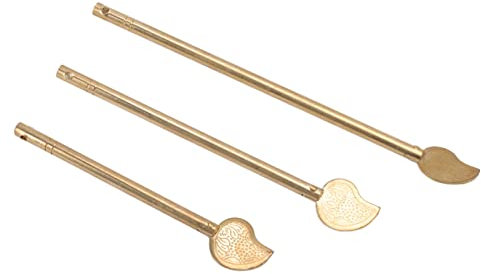 3 Pièces Serrure à Glissière de sécurité de Porte, Loquet à clé d'armoire Goupille de Verrouillage en Forme de Feuille clé Chinoise Meuble Chinois Boulon en Laiton pour Loquets