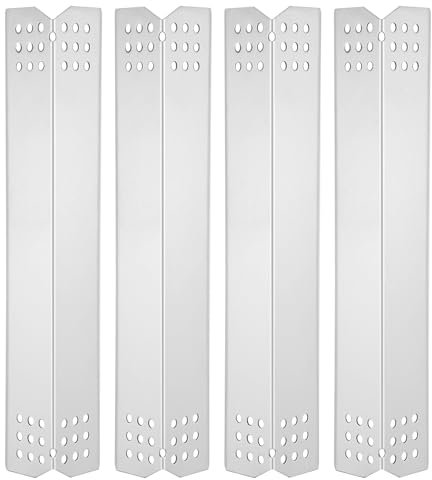 740-0780 Grill Replacement Parts for Kitchenaid Grill Replacement Parts 740-0781 720-0745b Heat Plates Stainless Steel Heat Shields Kitchen Aid Grill Parts 4 Burner Heat Tents Parts Burners Cover 4PK