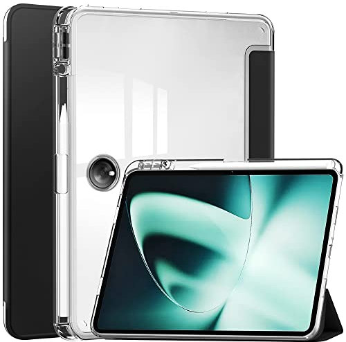 Tablet PC Caso Compatibile con custodia Oppo Pad 2 da 11,61 pollici, compatibile con custodia OnePlus Pad da 11,6 pollici 2023, cover sottile in TPU con portamatite, custodia trasparente Smart Wake/Sl