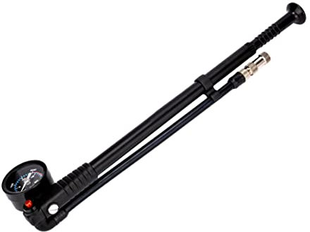 Fahrradpumpe 300 psi Hochdruck vordere Gabelpumpe Mini -Fahrradreifen mit Gauge -Fahrrad