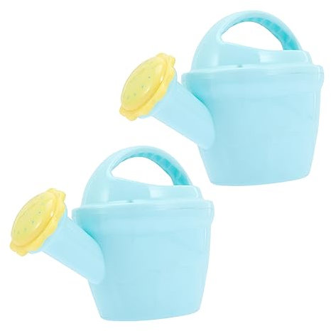 SOPOTUTU 2 Piezas Regadera Infantil para Jardinería Arena Seguro para Juguete Jardín Ergonómico y Resistente