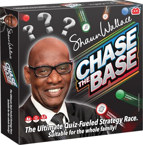 Chase The Base Board Game By Football Billionaire Board Games | Family Board Games for Kids and Adults | Ages 8+ | Quiz & Strategy Game for 2-4 Players | Hosted by Shaun Wallace