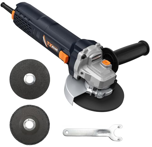 Smerigliatrice angolare da 125 mm, 1700 W, 12.000 giri/min, con Avvio graduale e Protezione da sovraccarico – per taglio di precisione, molatura e lucidatura