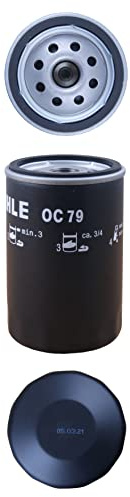 MAHLE OC 79 Ölfilter - für Nissan 1400 Bakkie (B140), u.a. | Kompatibel mit: AUSTIN PRINCESS, PRINCESS 2, AUSTIN-HEALEY SPRITE MK.IV Cabriolet, FORD FIESTA I, OPEL ADMIRAL A, ADMIRAL B