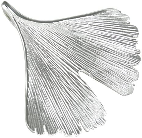 AFP Damen Anhänger Ginkgoblatt 925 Sterling Silber AS-302