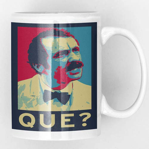 Bagamug QUE Fawlty Towers pop Art Ceramic Mug New Unique Easy Gift for All Occasions