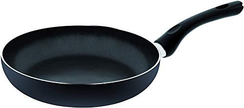 Jata Hogar S124 - Sartén Full Induction, Recubrimiento Antiadherente Xylan Plus de Whitford Libre de PFOA, Aluminio, Negro, 24 cm