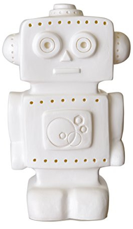 Weiß Nachtlicht Roboter für Kinder - Egmont Toys