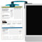 1 PCS Document Holder Clip for Typing Reading Document Copy Folder,White