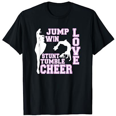 Cheerleading Zitate Love Stunt Tumble Cheerleader T-Shirt T-Shirt