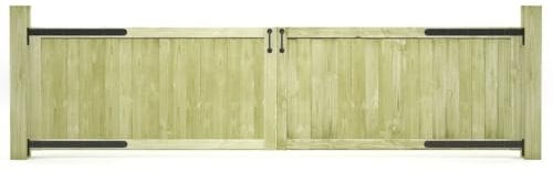 vidaXL 2x Kiefer Imprägniert Gartentor 300x75cm Holztor Einfahrtstor Zauntor