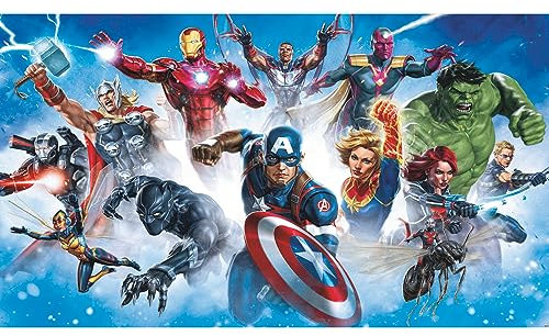 RoomMates RMK11411M Avenger Gallery Art Wandbild zum Abziehen und Aufkleben, 3,2 m x 1,8 m