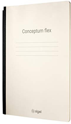 SIGEL CF202 Notizheft, liniert, DIN A4 - für Business Notiersystem Conceptum flex, aus nachhaltigem Papier