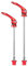 CNC Fahrrad Schnellspanner?vorne und hinten Schnellspanner? Rennrad Schnellspanner,Rot