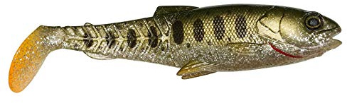 Savage Gear Gummifisch - Craft Cannibal Paddletail 6,5cm 4g Olive Pearl Silver Smolt