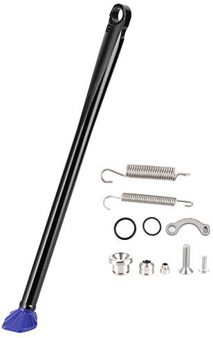 Motorcycle Parking Kickstand Motorcycle Side Stand Seitenständer für Motorrad Seitenständer aus CNC-Aluminiumlegierung, Ersatz für FE 250 FE 350 TE 125 (Schwarz)
