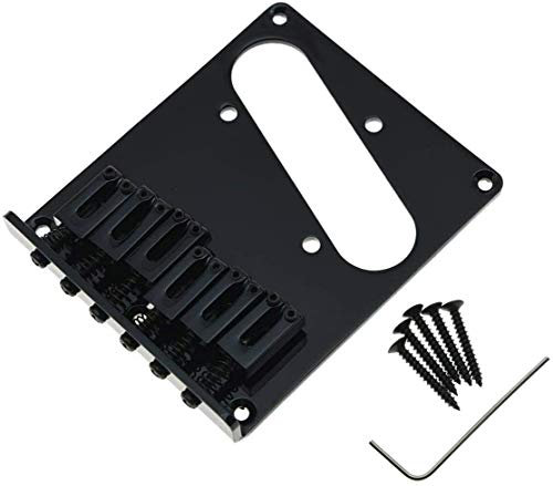 Dopro Telecaster Chevalet simple pour guitare Telecaster Noir