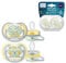 Philips AVENT Ultra Air Schnuller für die Nacht über 18 Monate, leuchtet im Dunkeln, Doppelpack, Wolke/Tiger (Modell SCF376/01)