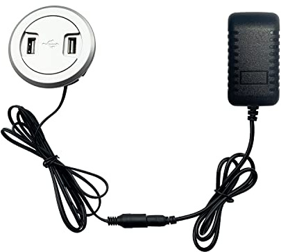 Huachuang Integrierter USB-Ladeanschluss 2 A, 5 V für den Schreibtisch