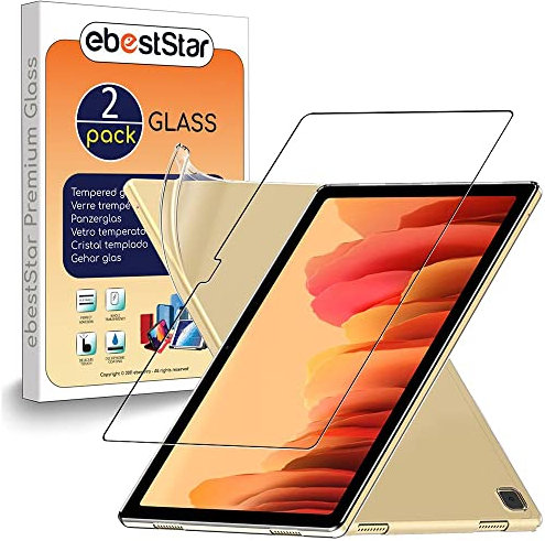 ebestStar - Hülle für Samsung Galaxy Tab A7 10.4 T505 (2022, 2020), Silikon Handyhülle Cover, Klar TPU Schutzhülle, Slim Handy Case, Transparent + Panzer Schutz Glas