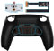 eXtremeRate Programmierbar RISE4 Metal Remap Kit für ps5 Controller BDM-010/020, Remapper Board&Ergonomic Rückplate Gehäuse/Case&Meall Rücktasten Back Paddles für ps5-Texturiert Schwarz