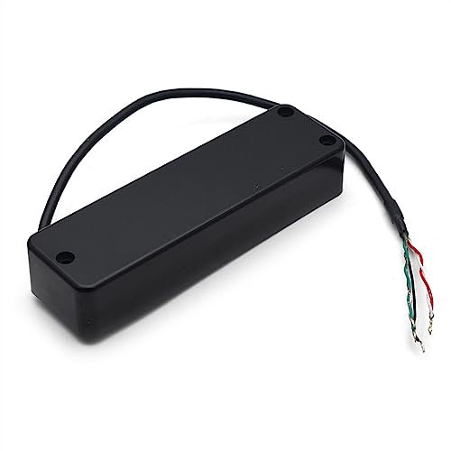 Micro Guitare Scellé 3 Trous Micro Basse 5 Cordes Double Bobine Humbucker Micro Aimant En Céramique Pour Accessoires De Guitare Basse