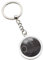 Lawn Bowls Design Silver Keyring and Personalised with a Short Engraved Message