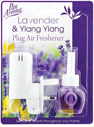 20ml Plug in Air Freshener, Plug Unit With Scented Fragrance Refill, Odour Eliminator, Electric Air Freshener (Soothing Lavender)