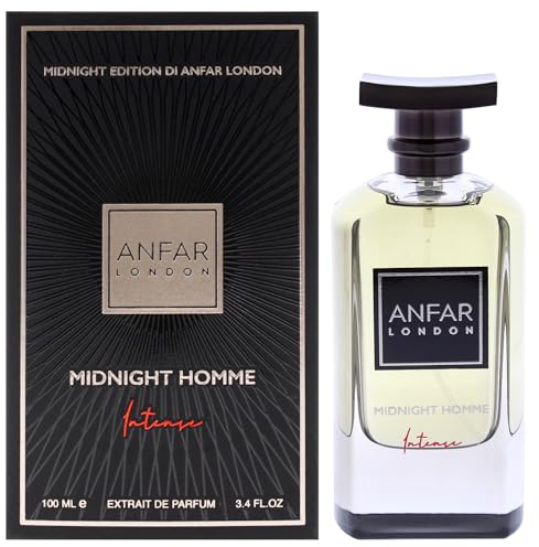 Anfar London - Midnigth Homme Intense for Men - 3.4 oz Extrait De Parfum Spray