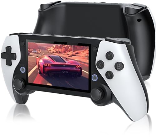 SAMIQU M25 Retro Handheld Game Console – 2024 New Retro Game Player with 3000mAh Battery 64G TF Card, HD 4.3-inch IPS Screen - 20,000+ Classic Video Games Supports TV Connection