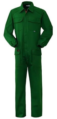 Tuta flammatex uomo da lavoro colore verde in cotone ignifugo codice a40116 (Verde, S)