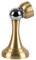 PHNOITPQ Door Stop， Magnetic Door Stopper Gold Brass Magnetic Door Stops Brushed Satin Nickel, Wall Mounted Magnetic Door Catch with Screws, Metal Door Holder for Home and Office(Gold)