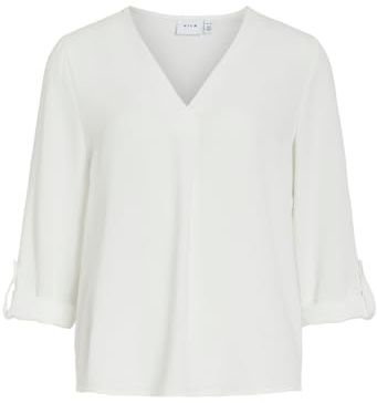 Vila Female Oberteil mit 3/4-Ärmeln VIJOSA V-Ausschnitt | 3/4 sleeved top