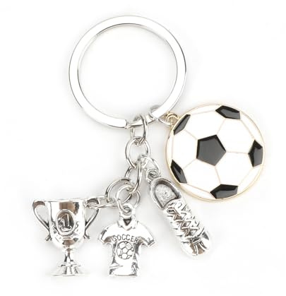 Fußball Schlüsselanhänger, Exquisiter Schlüsselanhänger, Freundgeschenk, Geschenk Für Männer Und Freund, Fußball Teamkollege, Freundgeschenk, Frauengeschenk, Papa Schlüsselanhänger