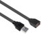 divuukyi 90 Degree/Straight Head USB 2.0 Extension Cable Wire Male To Female Flat Cable 26AWG For Laptops Keyboards Printers