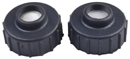 Homeponnew 2 Stück Anstoßkopfknöpfe für FPGTP25-2 Trimmer, Ersatzteile kompatibel mit B&Q Rasentrimmer, Schwarz