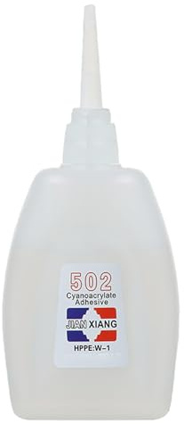 Super Glue 502 Adhésif puissant à séchage rapide, résistant à la chaleur, étanche, multi-usages, colle instantanée pour métal, plastique, bois, céramique, réparation de bricolage et usage domest