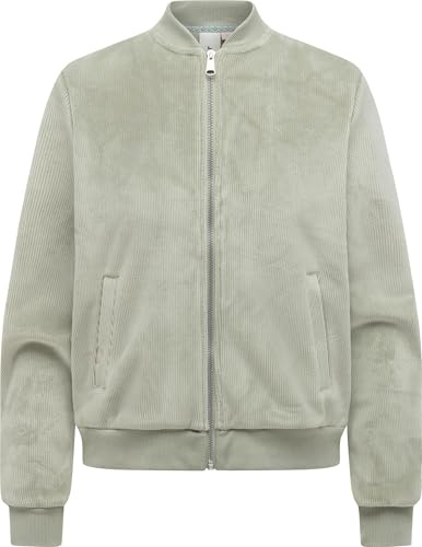 Ragwear Damen Cordjacke Cairro Bonded, Übergangsjacke in Cordoptik