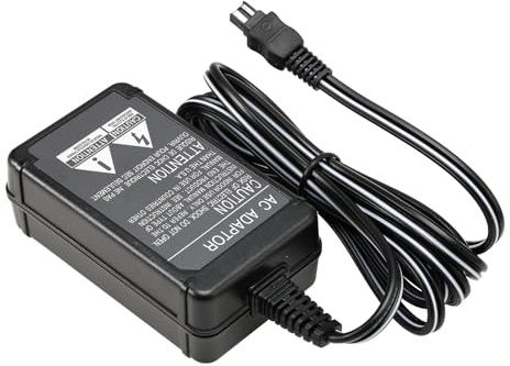 ZBLZGP AC-L200 Power Adapter for Sony Handycam,100-240V Worldwide Charger, 8.4V/1.5A Regulated Power Supply Compatible with HDR-CX/PJ/FDR-AX/DCR Series & A/P/F InfoLITHIUM Batteries