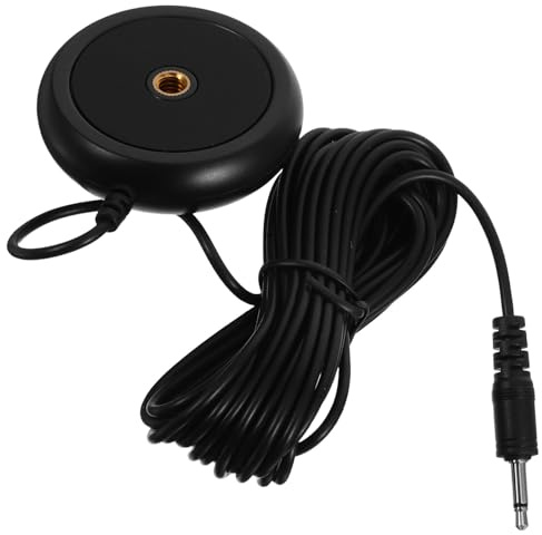 SHINEOFI Desktop Audio Calibration Microphone with 3.5mm Audio Jack, Plug and Play Design, Plastic and Metal Build, for Online Teaching and Gaming
