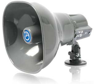 AtlasIED Horn Speaker with 15-Watt 25V/70V/100V Transformer