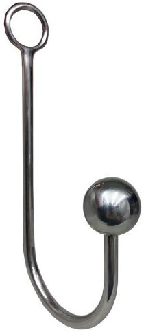 Edelstahl Anal Bondage Hook mit 40mm Kugel - Butt Plug Buttplug Hook