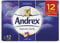 Andrex Supreme Quilts Toilet Roll - 12 Rolls, 4-Ply, Unscented, 160 Sheets Per Roll, Sustainably Sourced and FSC Certified, 12 Count (Pack of 1), Toilet Paper