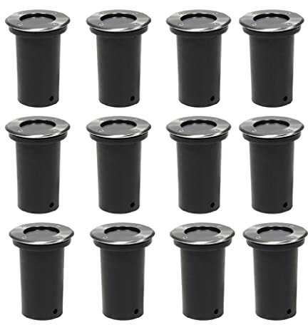 vidaXL 12x Spots Encastrables Eclairage Exterieur Lampe de Jardin Terrasse