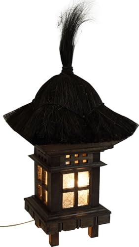 GURU SHOP Bali Gartenleuchte Inkl. Outdoor Kabel - Modell 1, 60x30x30 cm