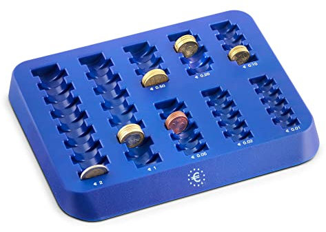 Agendepoint.it - Vassoio Vaschetta Portamonete Euro Colore Nero
